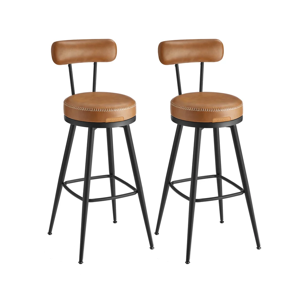 2 Tabourets de bar en PU