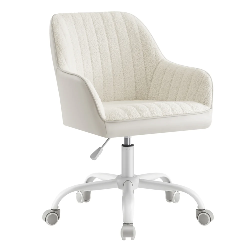Fauteuil velours gris - Image 2