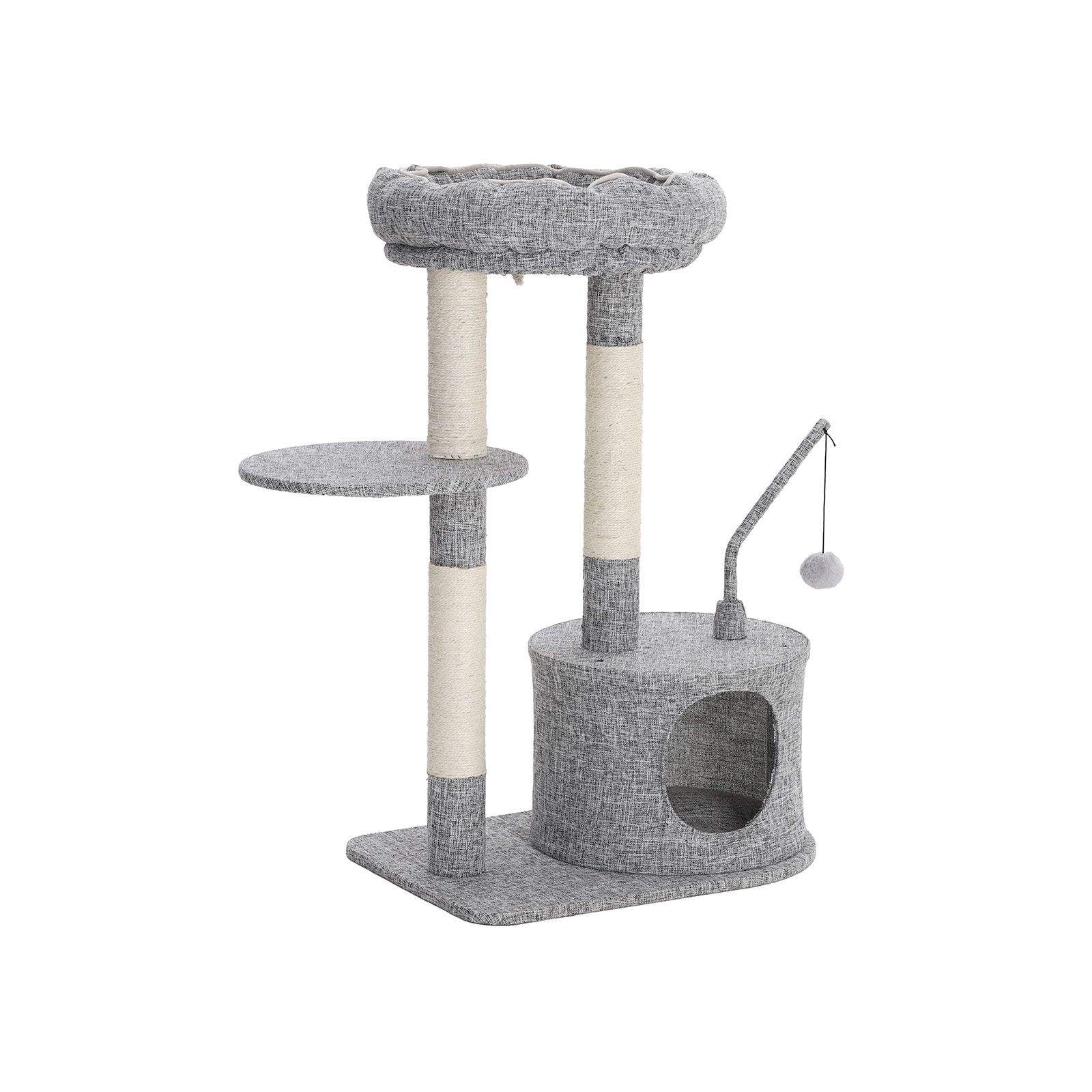Arbre Ă chat et maison de jeu