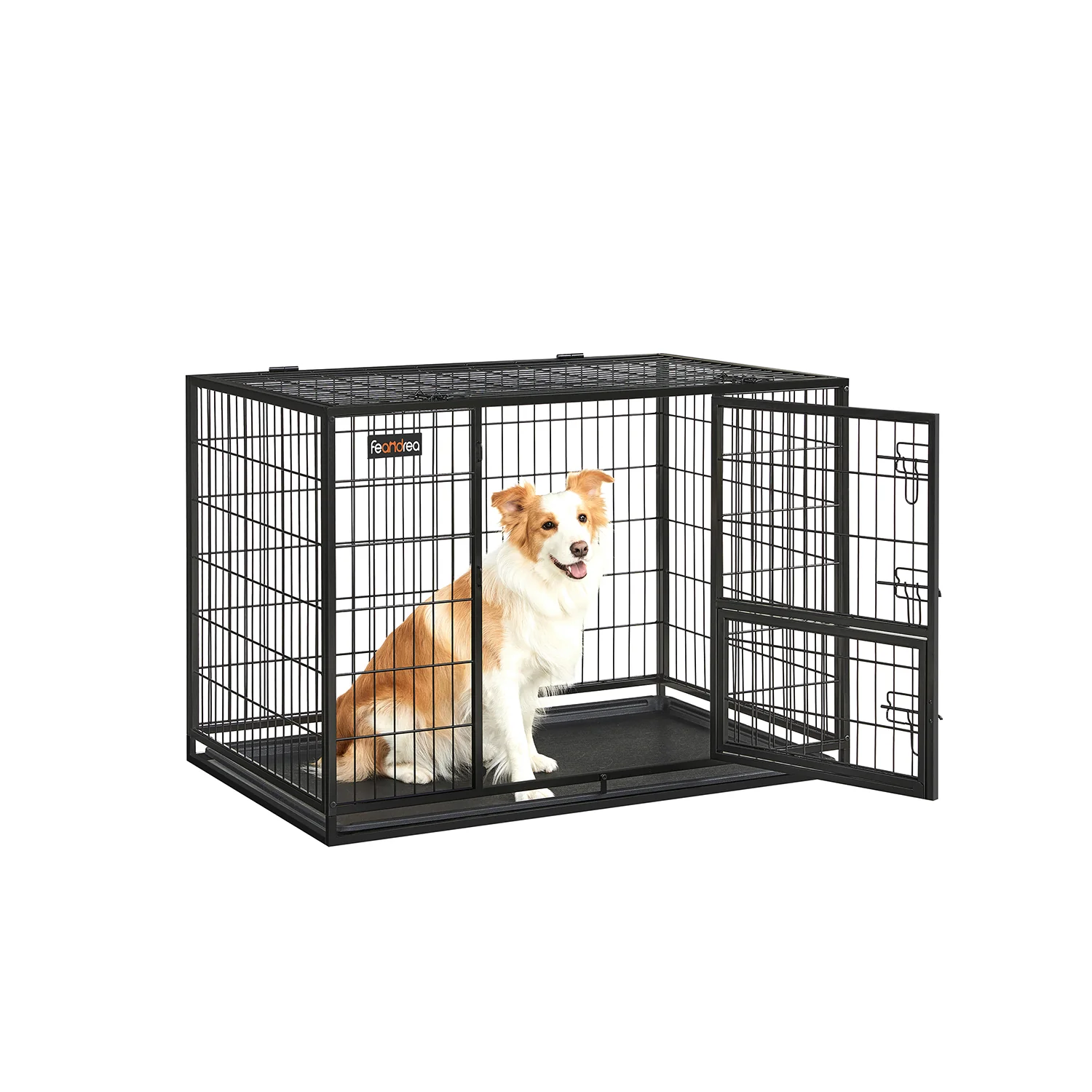 Cage pour chien double porte amovible - Image 4