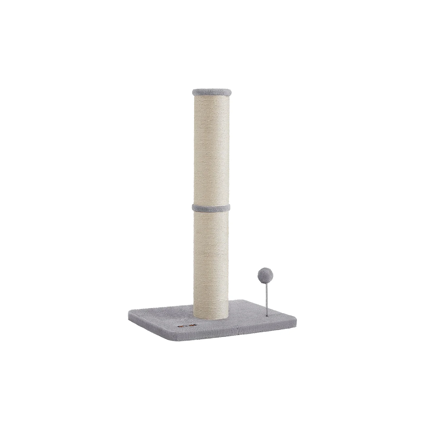 Griffoir pour chat 85 cm de haut gris tourterelle - Image 2