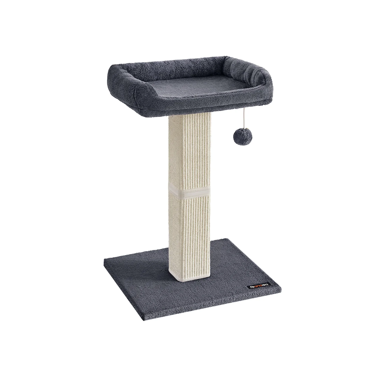 Griffoir pour chat avec pompon