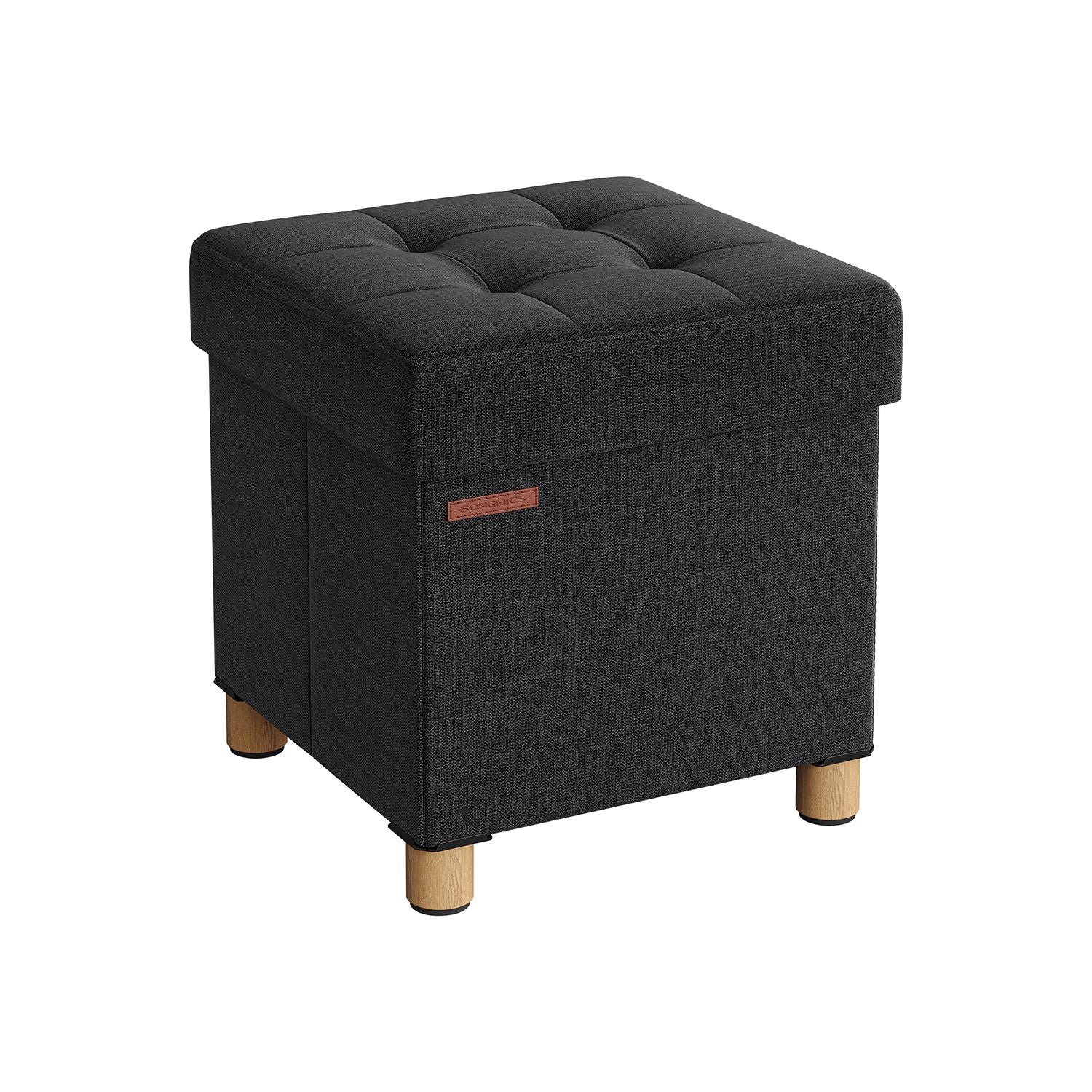 Pouf avec rangement pliable - Image 2