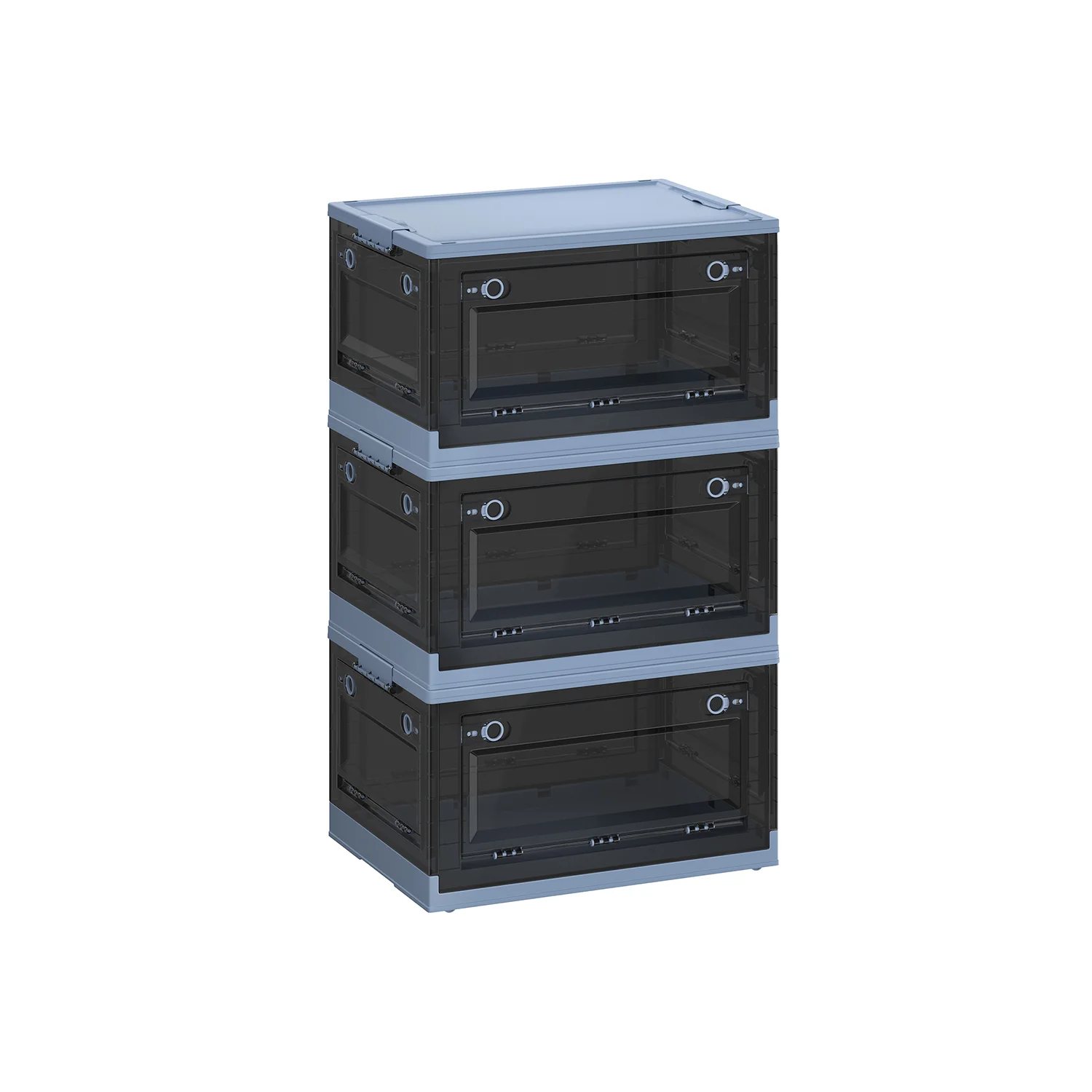 3 boîtes de rangement pliables - Image 2