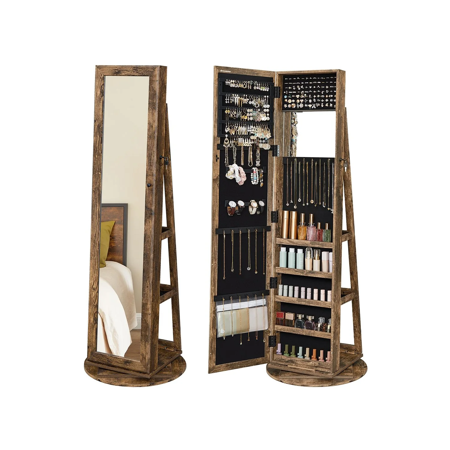 Armoire à bijoux sur pieds pivotant - Image 2