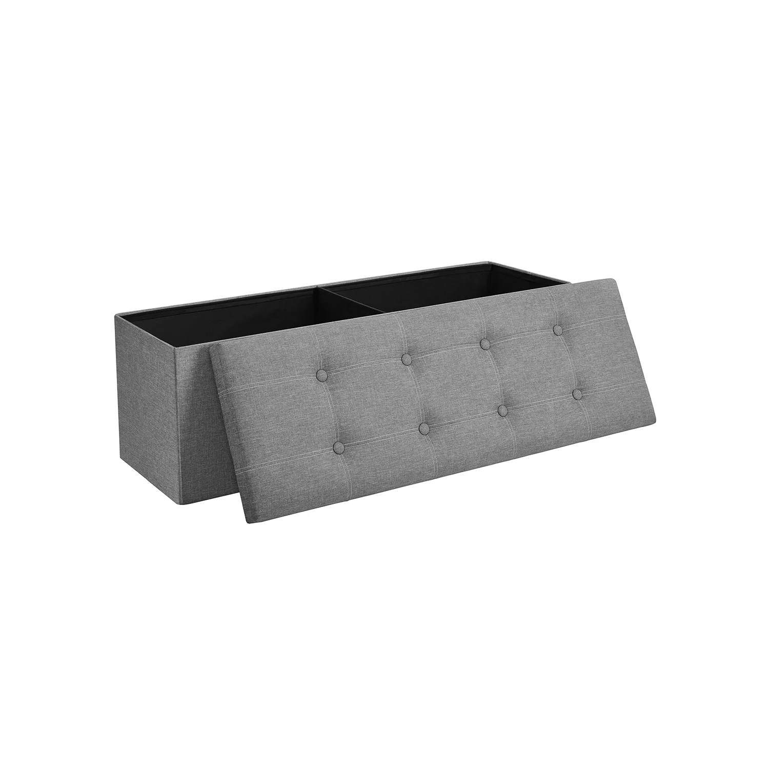 Banc rangement 120L gris - Image 2