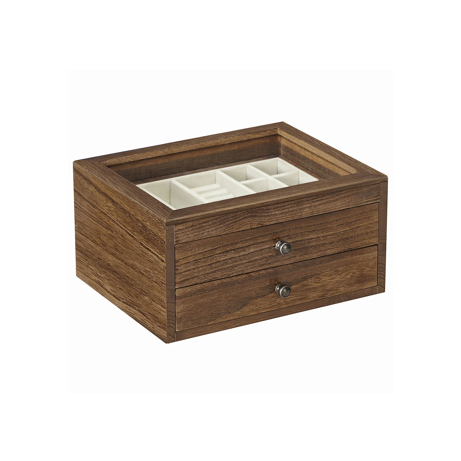 Boîte à bijoux en bois 2 niveaux - Image 2