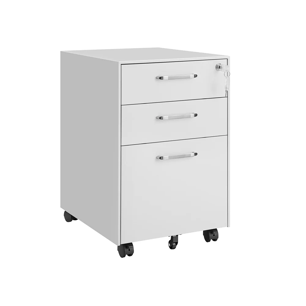 Caisson 3 tiroirs blanc