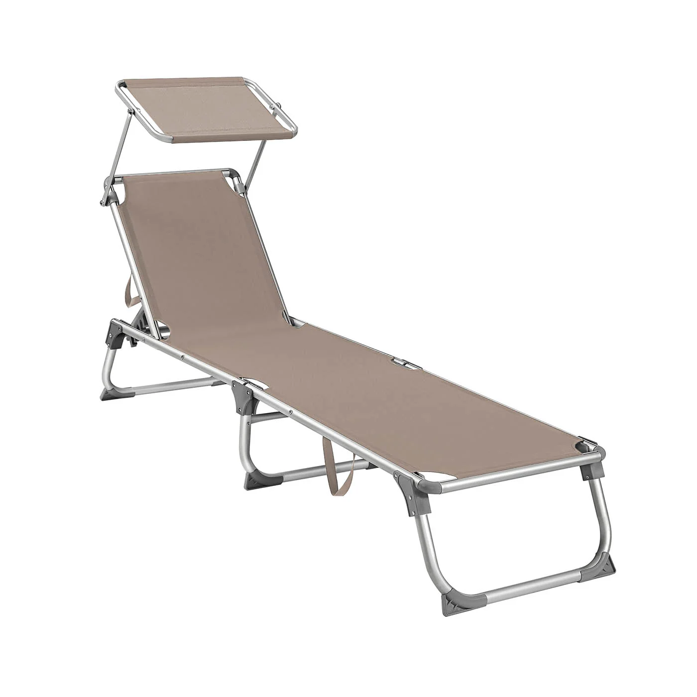 Chaise longue pliable avec dossier - Image 9