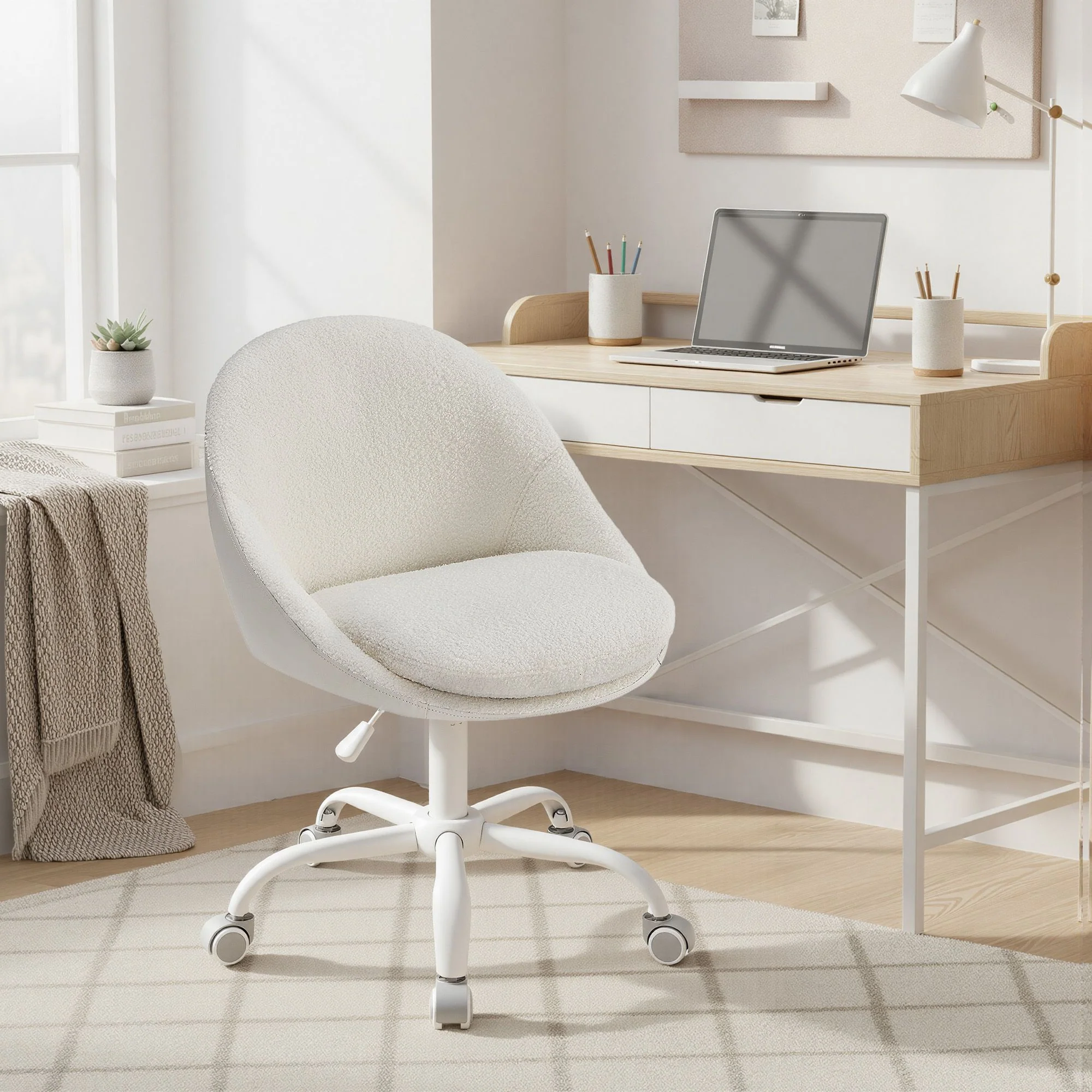 Chaise de bureau pivotant et réglable en hauteur - Image 6