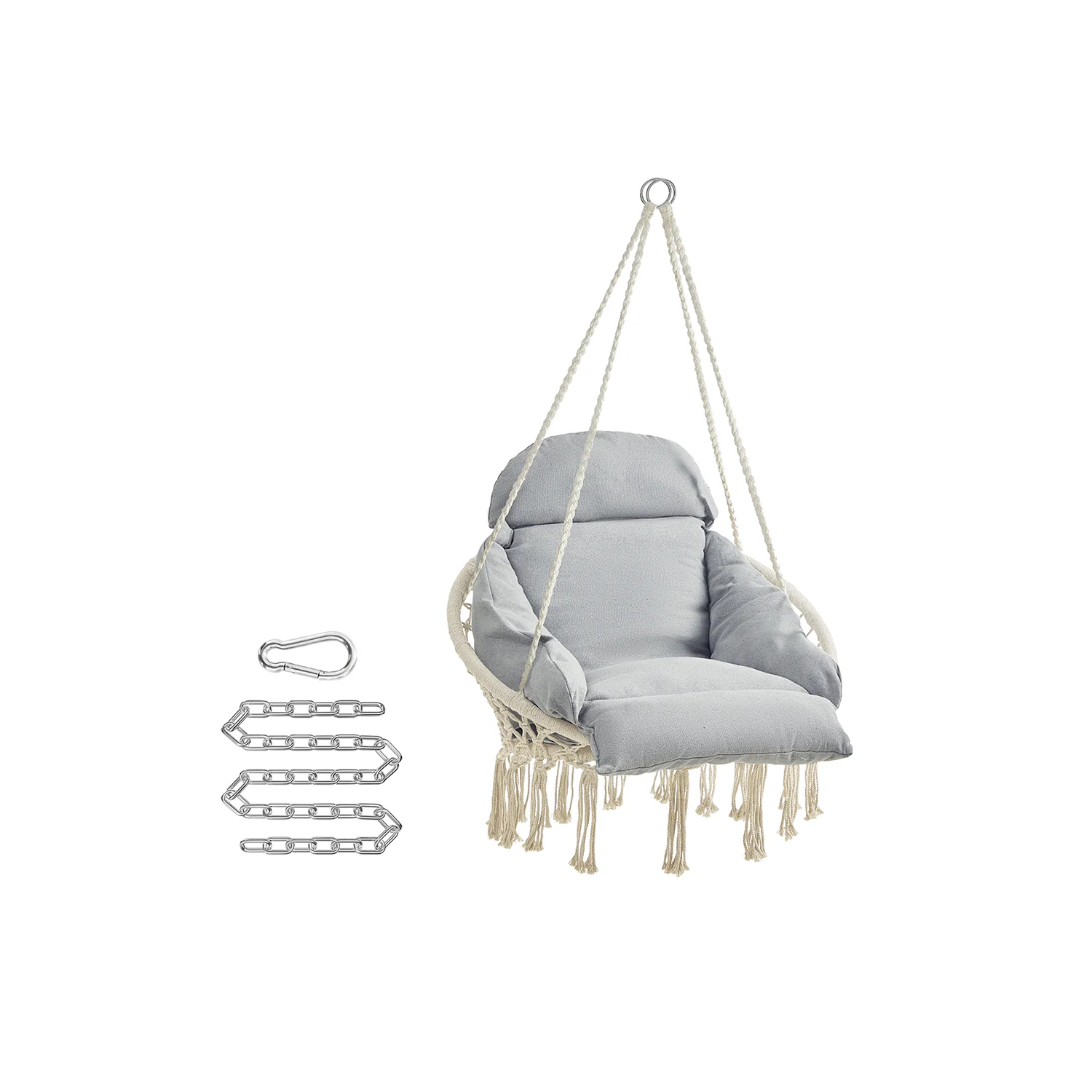 Chaise suspendue avec coussins - Image 2