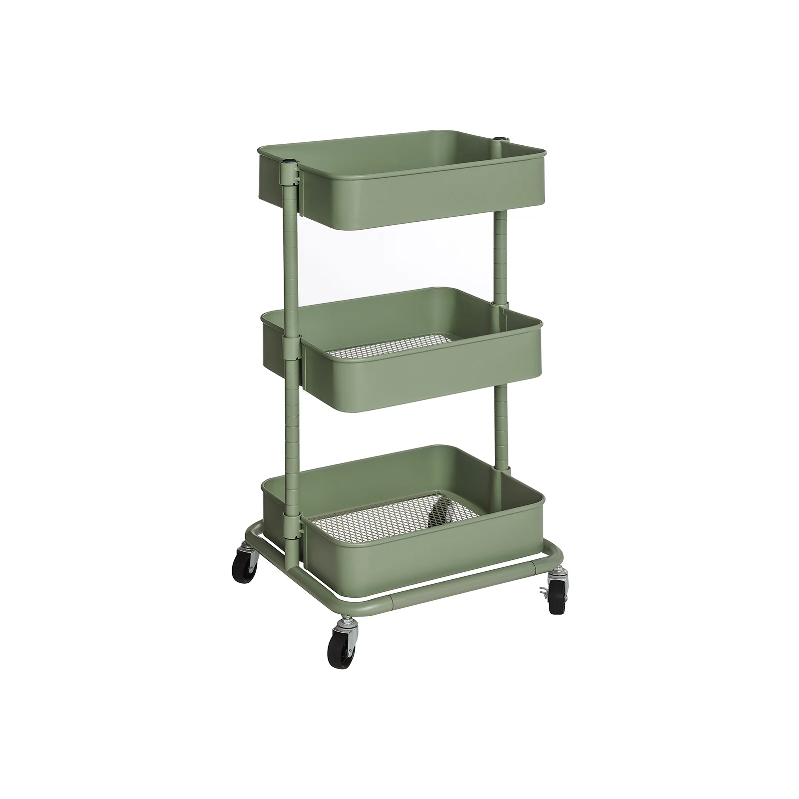 Chariot Ă 3 Niveaux Vert Olive
