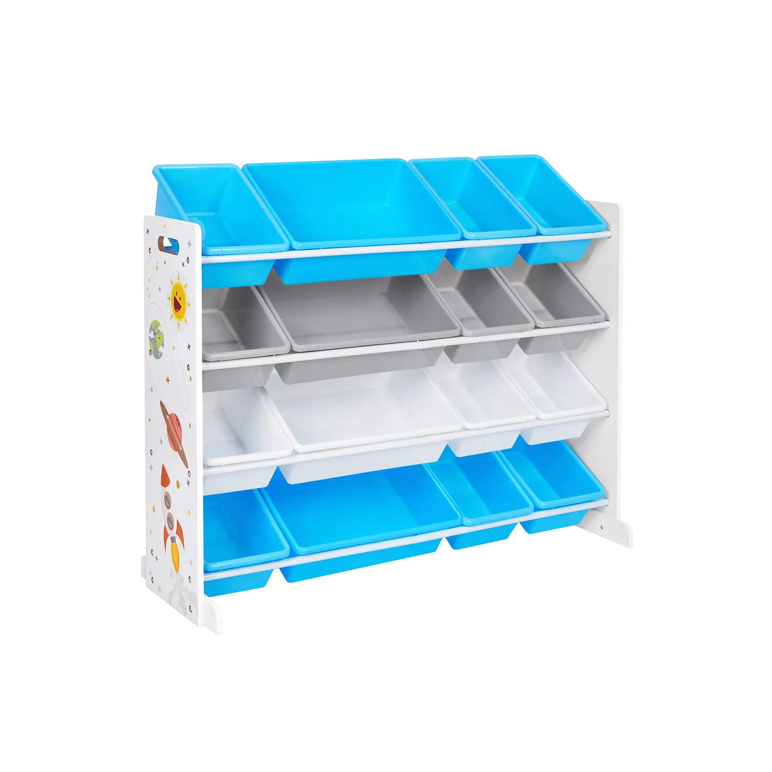 Étagère pour jouets avec 16 coffres - Image 2