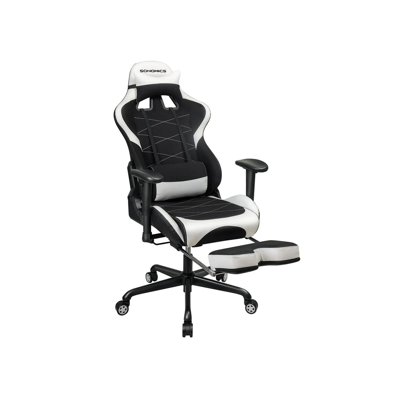Fauteuil gamer avec repose-pieds RCG52BU - Image 2