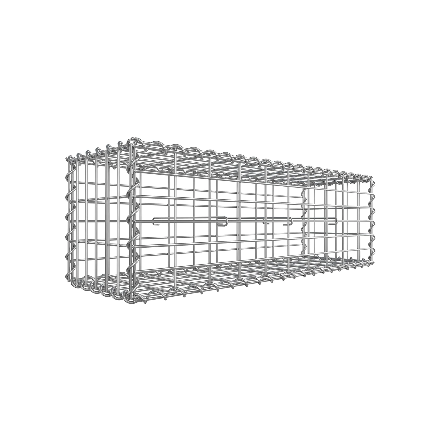 Gabion à pierres en métallique pour décoration jardin