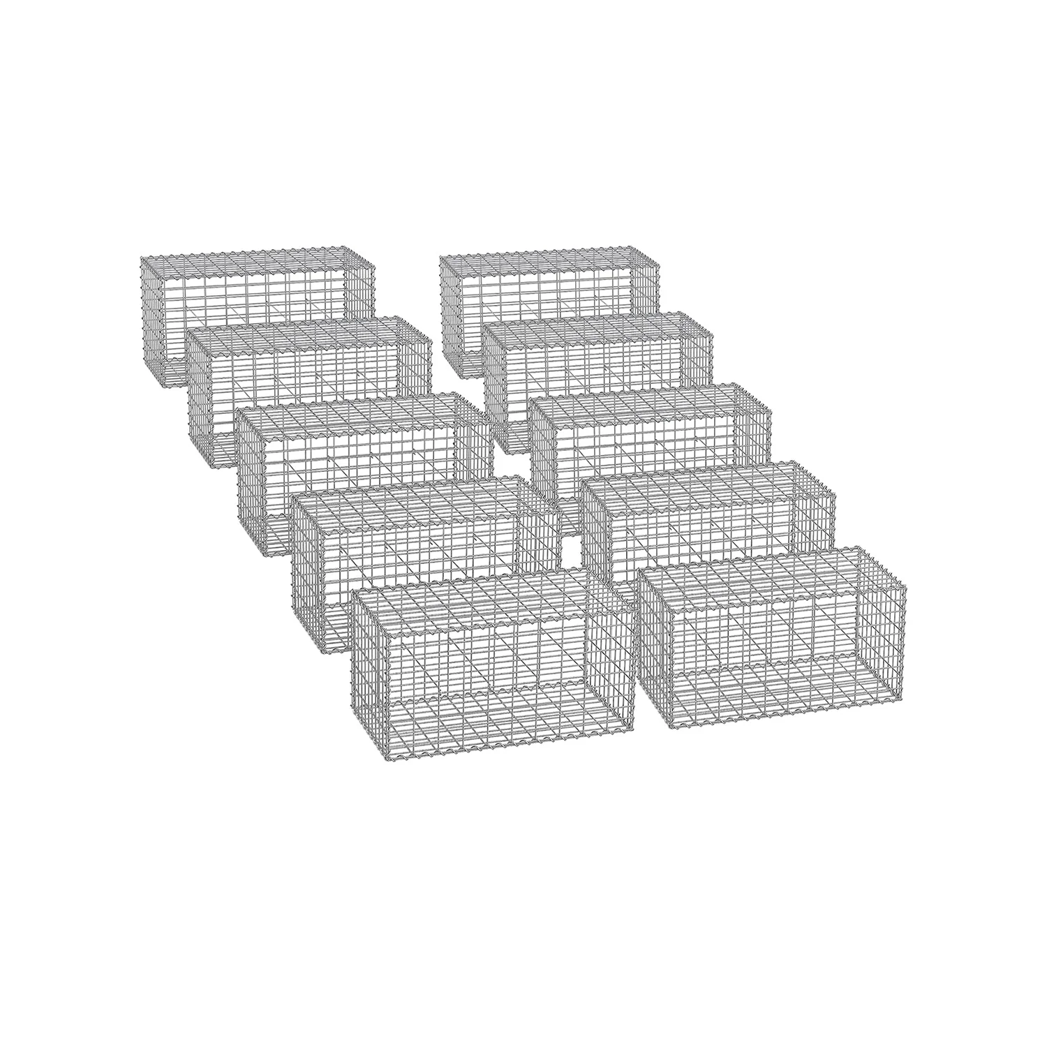 Gabion pour pierre antirouille (Lot de 10) - Image 3