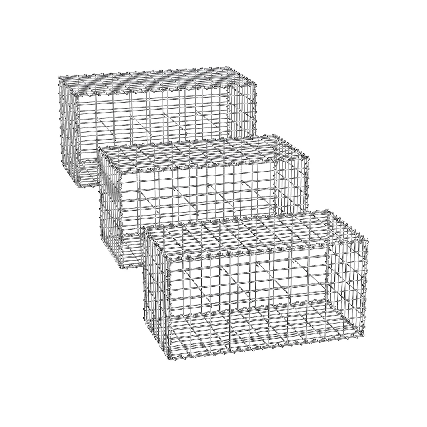 Gabion pour pierre antirouille (Lot de 3) - Image 2