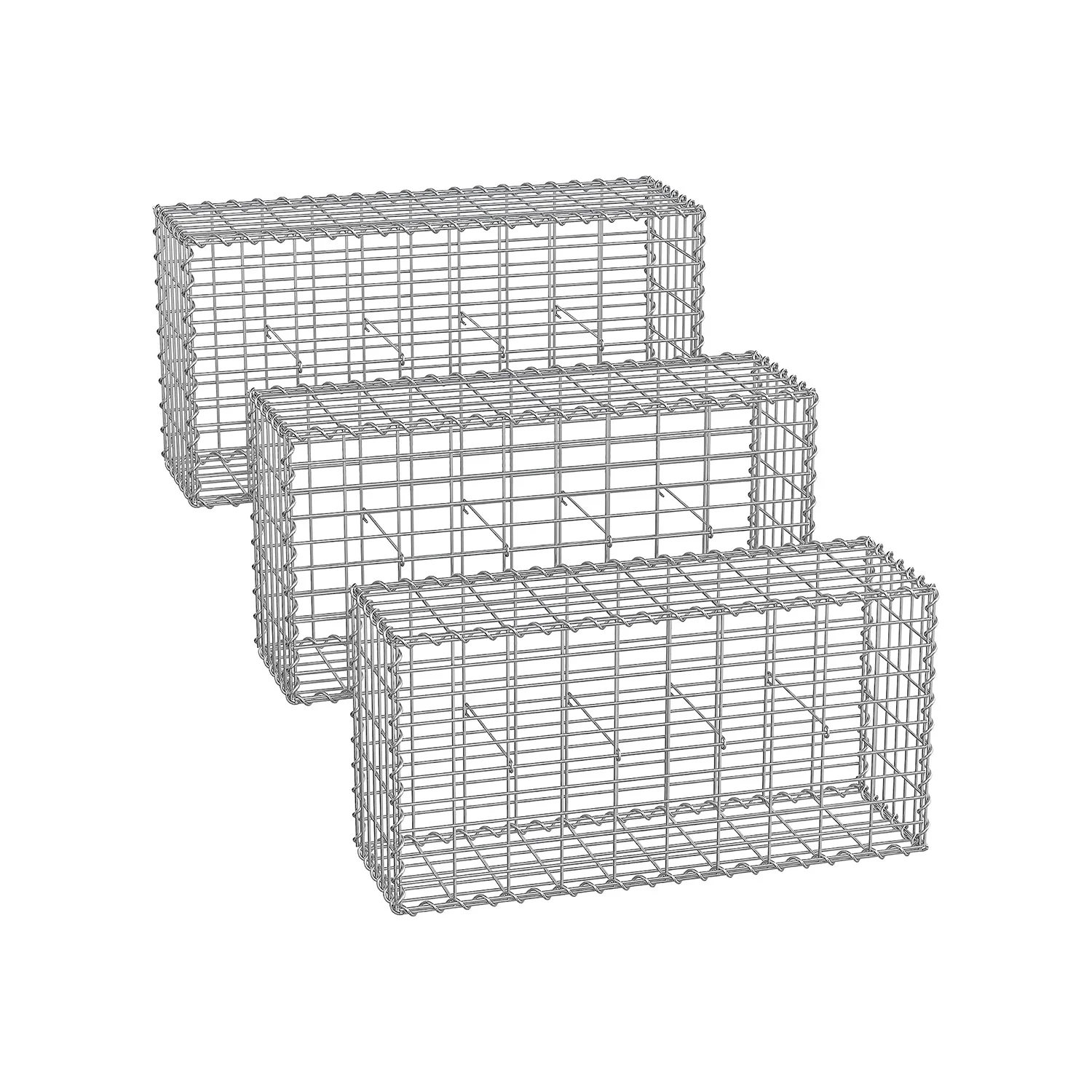 Gabion pour pierre antirouille (Lot de 3) - Image 3