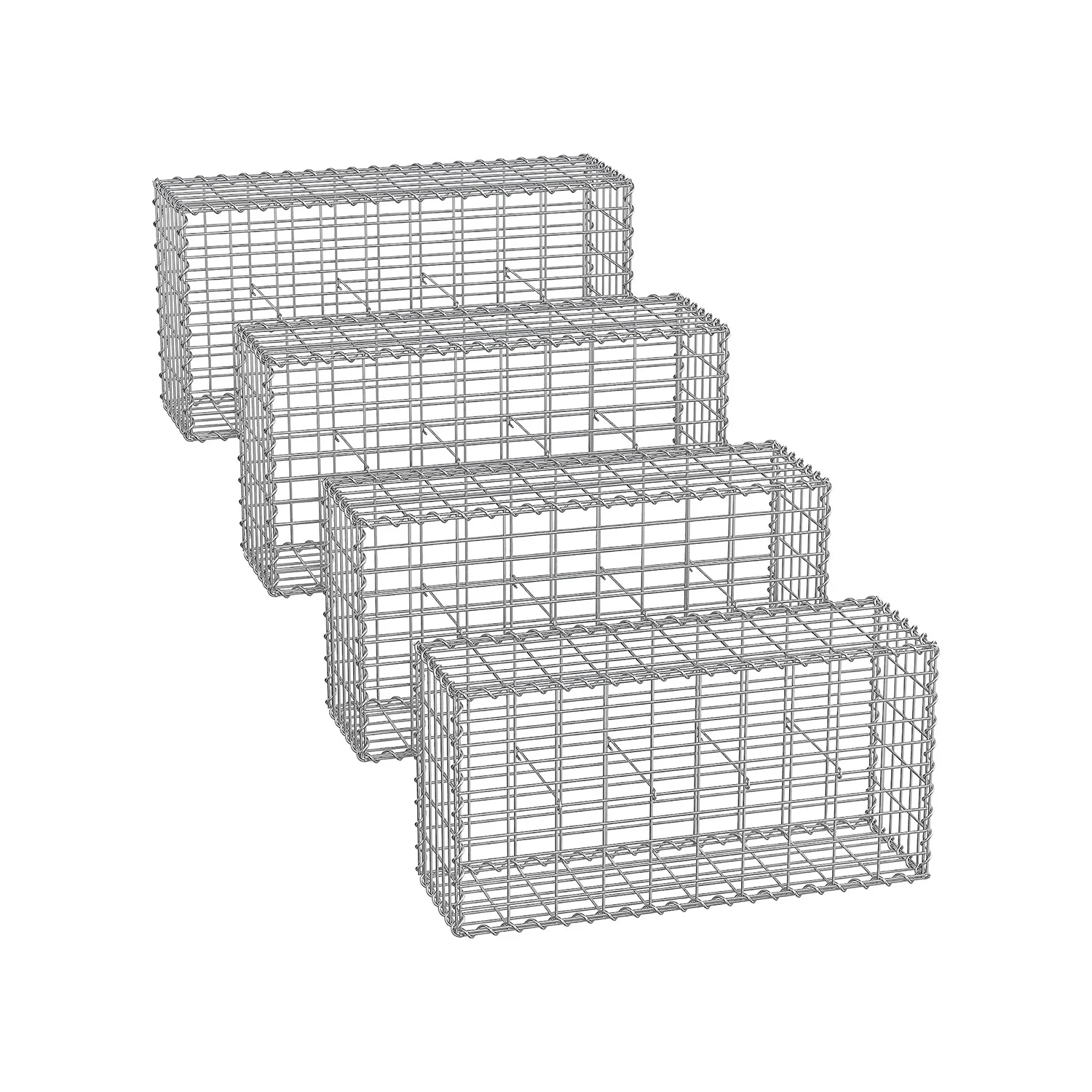 Gabion pour pierre antirouille (Lot de 4) - Image 2
