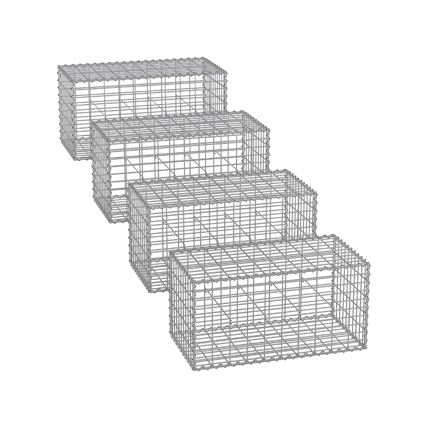 Gabion pour pierre antirouille (Lot de 4) - Image 3