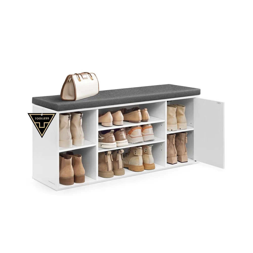 Banc à chaussures avec rangement pratique pour entrée - Image 2