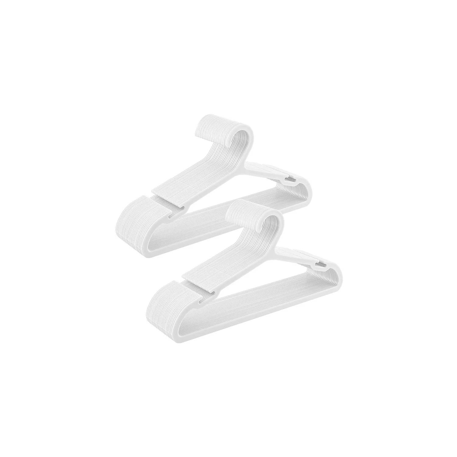 Lot de 50 cintres en plastique 41,7 cm pour placard - Image 2