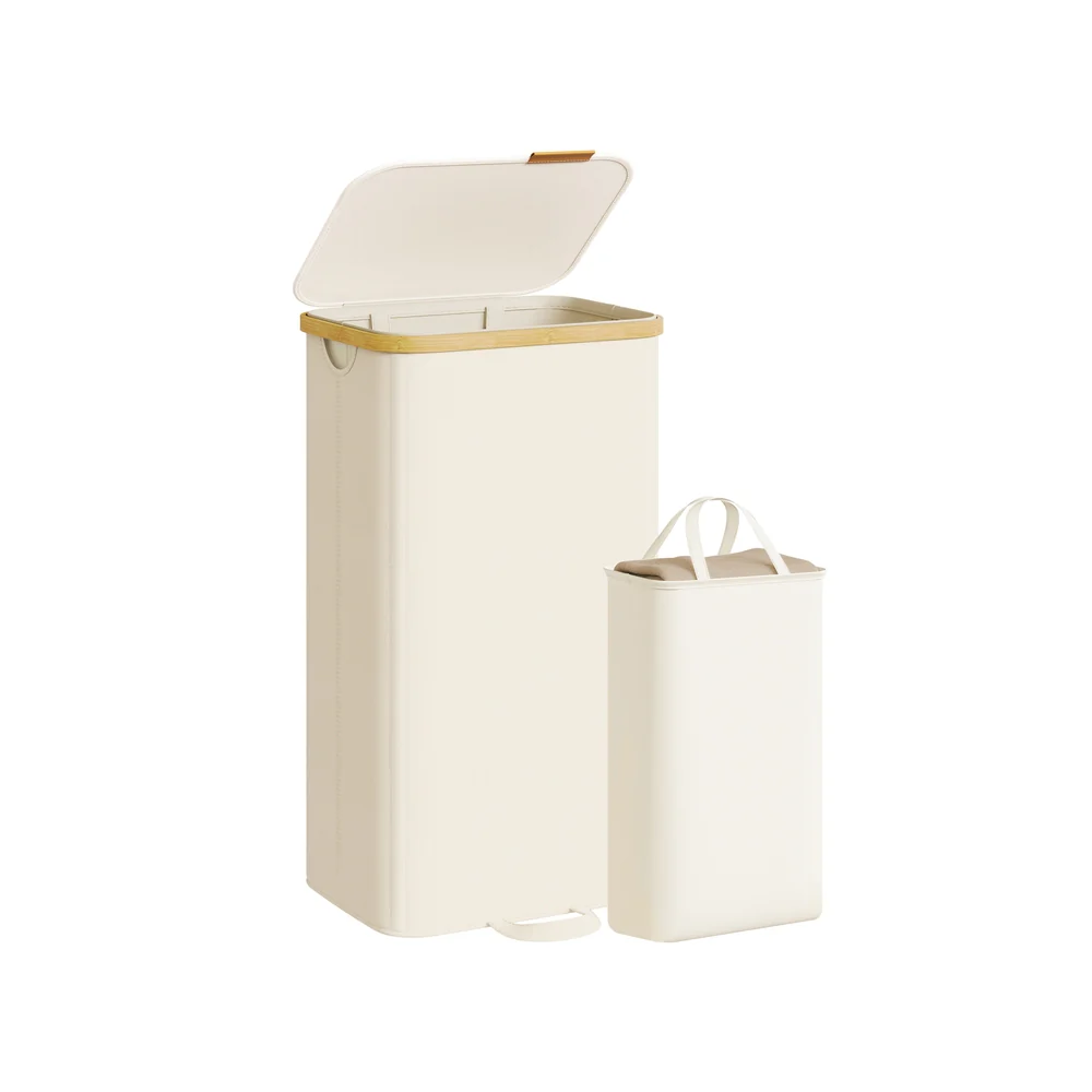 Panier à linge avec couvercle et sac intérieur amovible