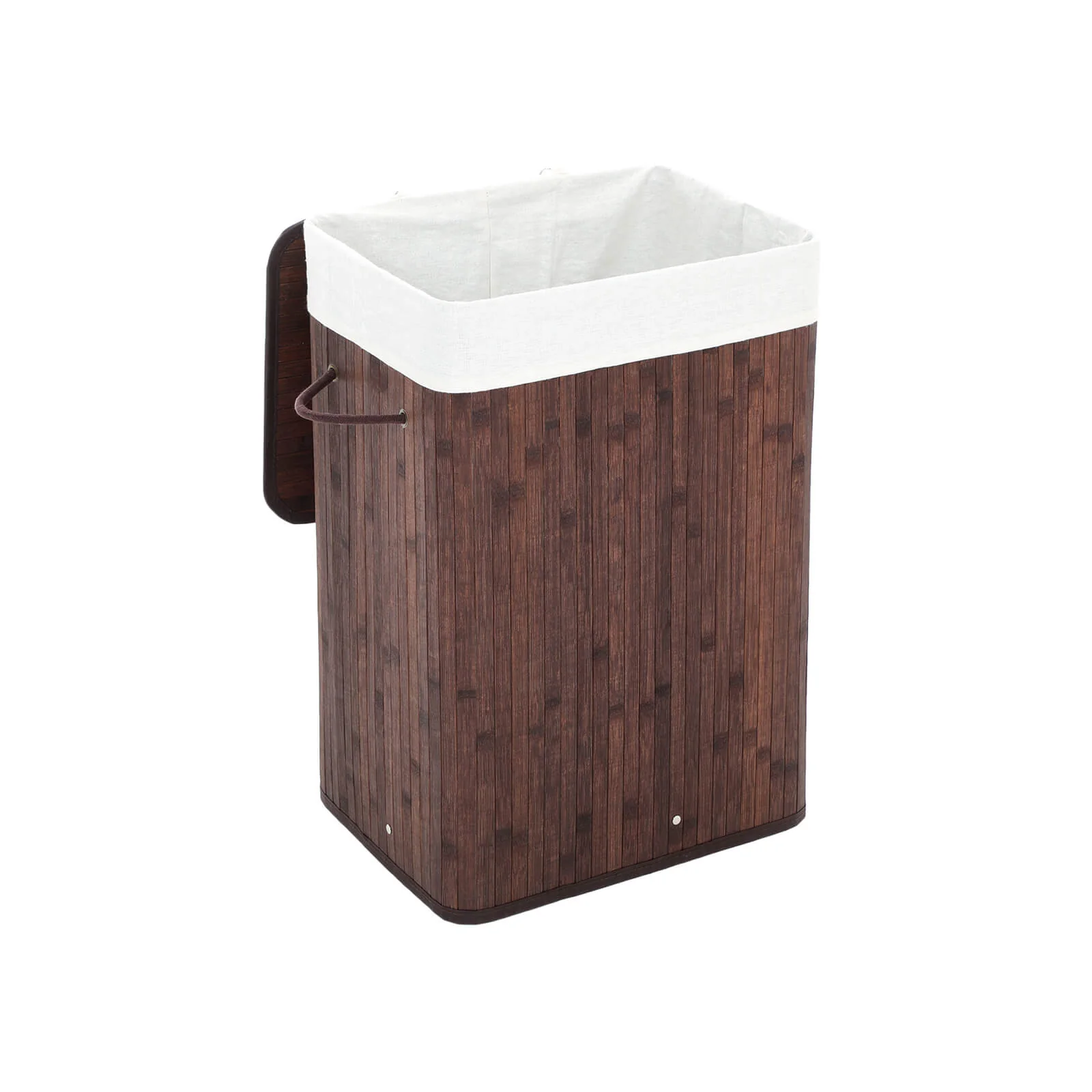 Panier à linge en bambou pliable - Image 3