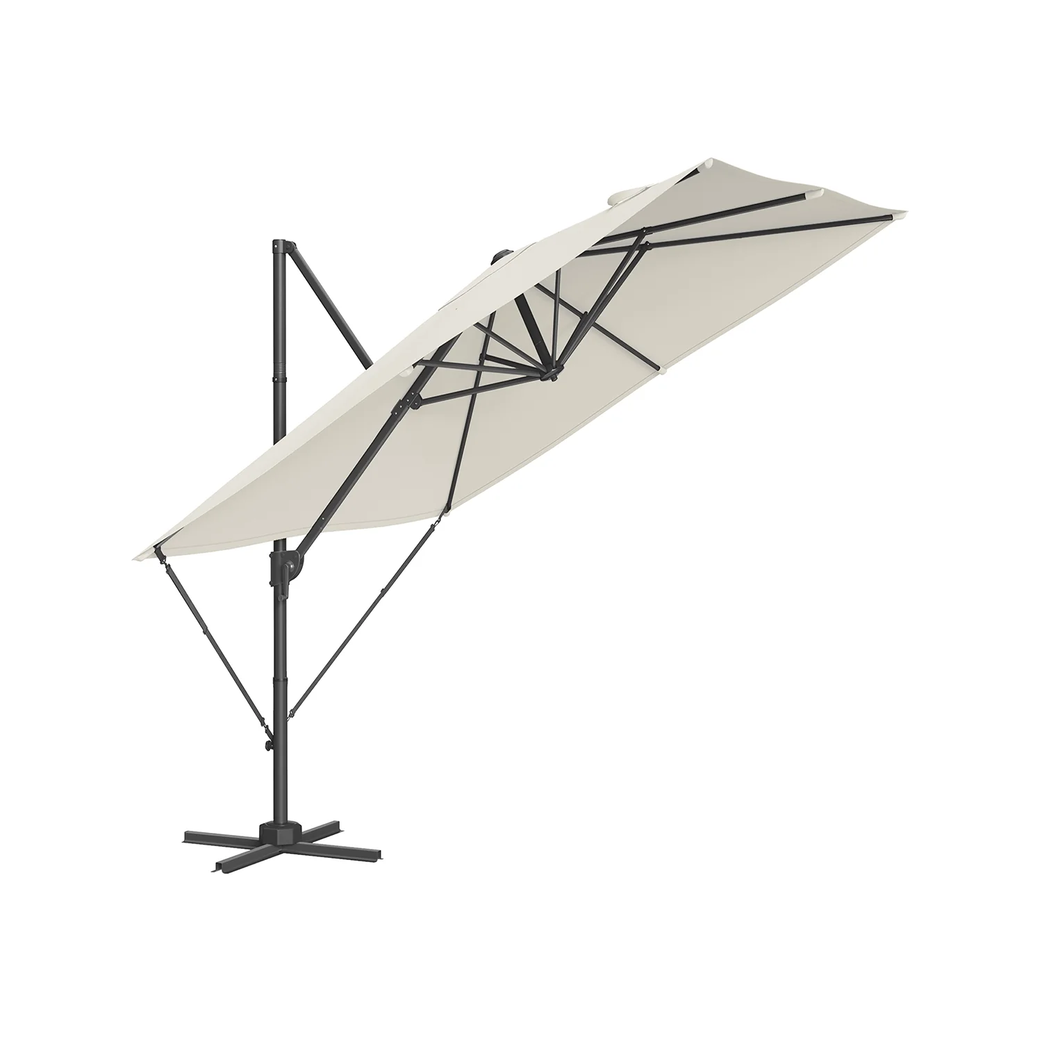 Parasol de jardin 270 x 270 cm déporté - Image 3