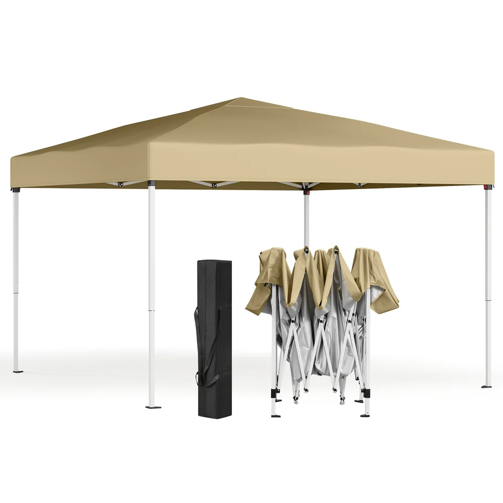 Pergola portable 3 x 3 m, protection contre le soleil et la pluie légère - Image 2