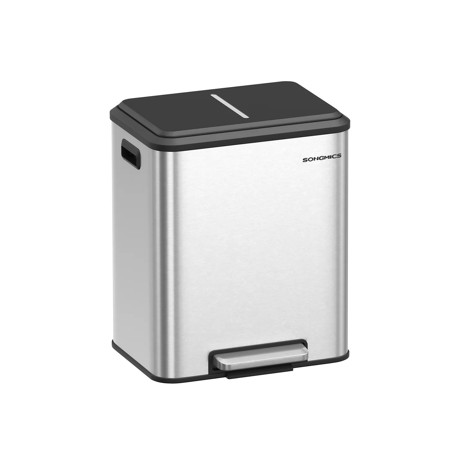 Poubelle de cuisine acier fermeture douce ( 2 x 15 L) - Image 2