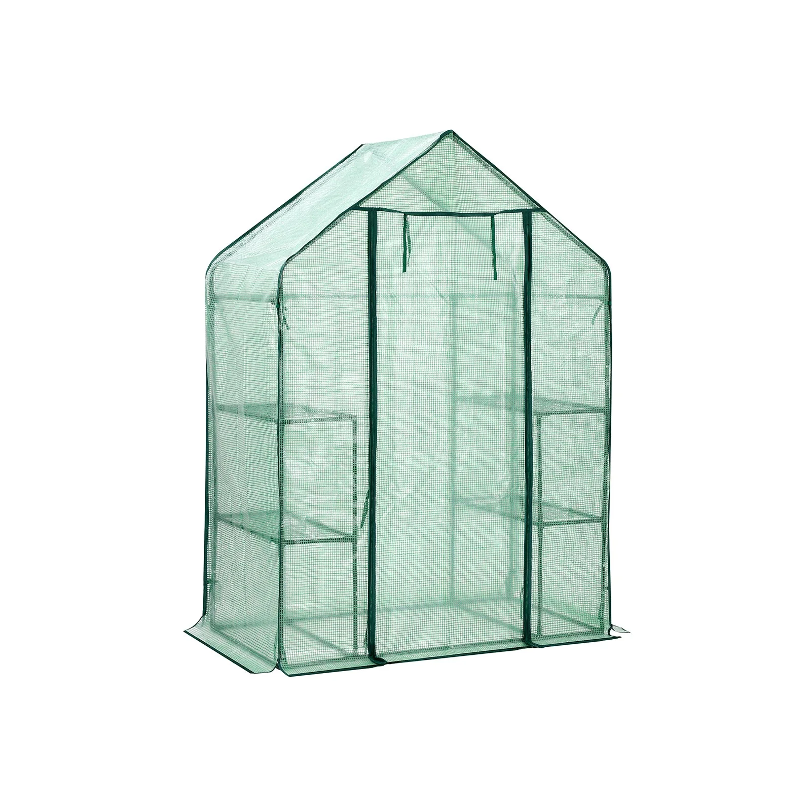 Serre de jardin avec 4 étagères Vert