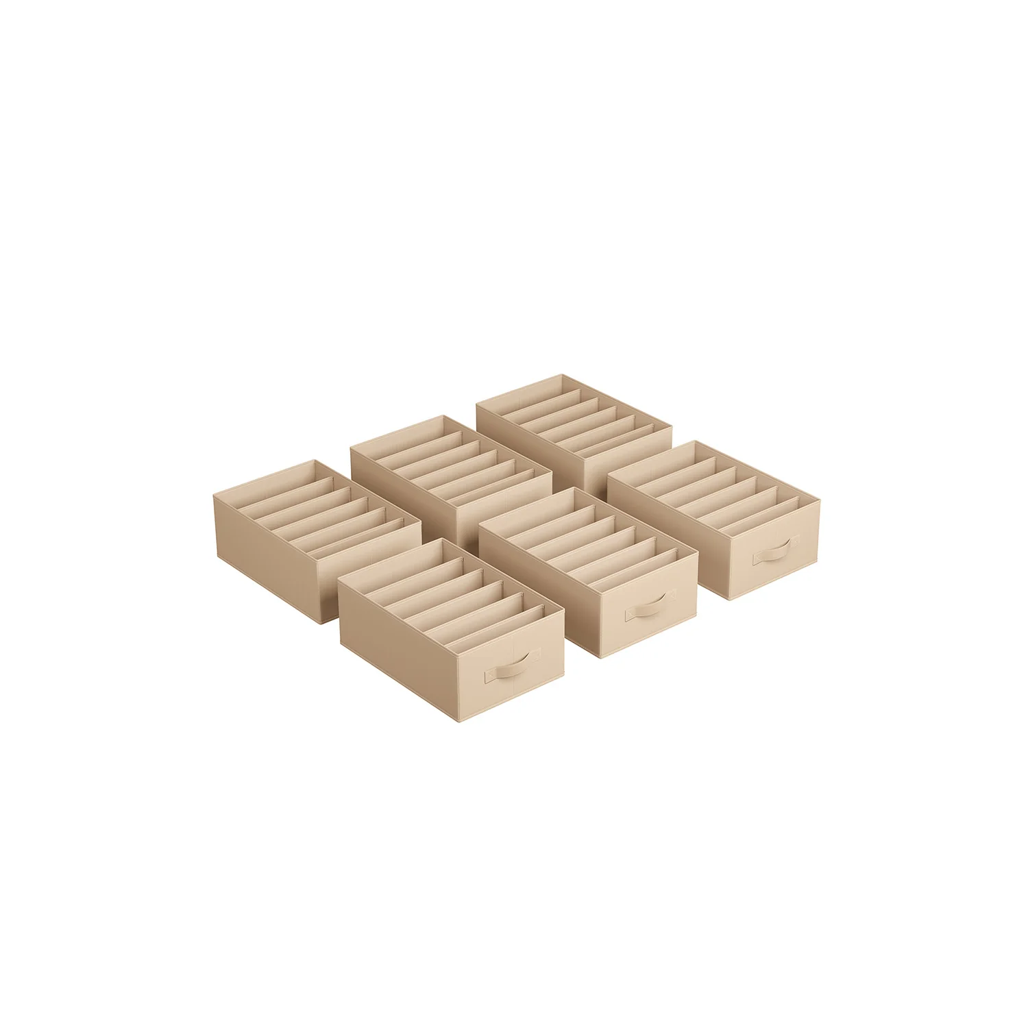 SONGMICS Lot de 6, Organisateur Ă 6 Compartiments