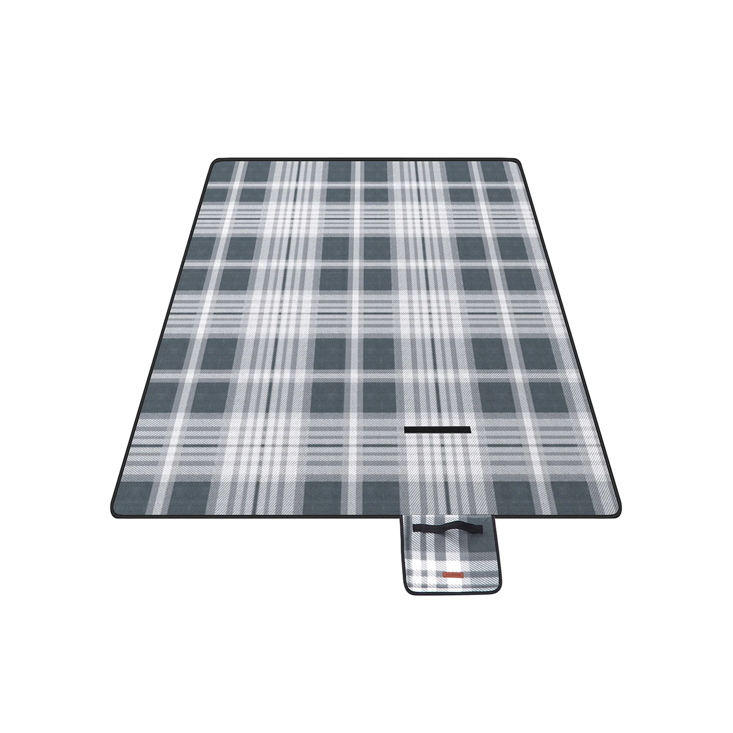 Tapis pique-nique gris blanc