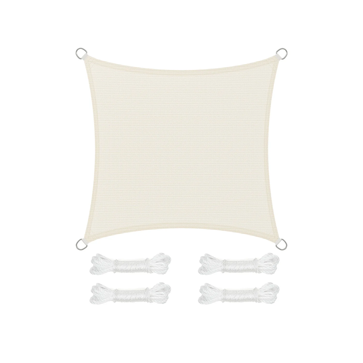 Voile d'ombrage 3 x 3 m beige