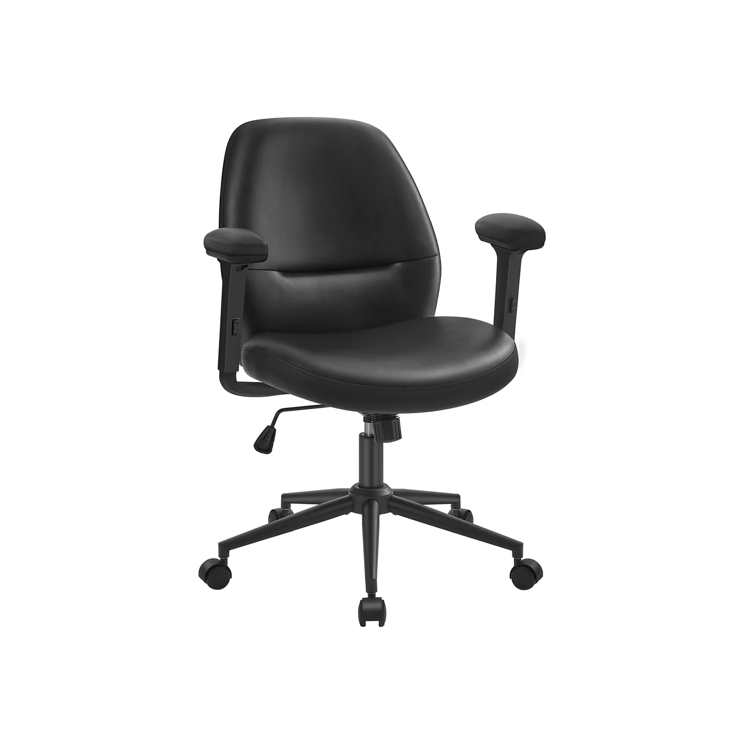 Chaise de bureau pivotante tissu coton-lin - Image 3