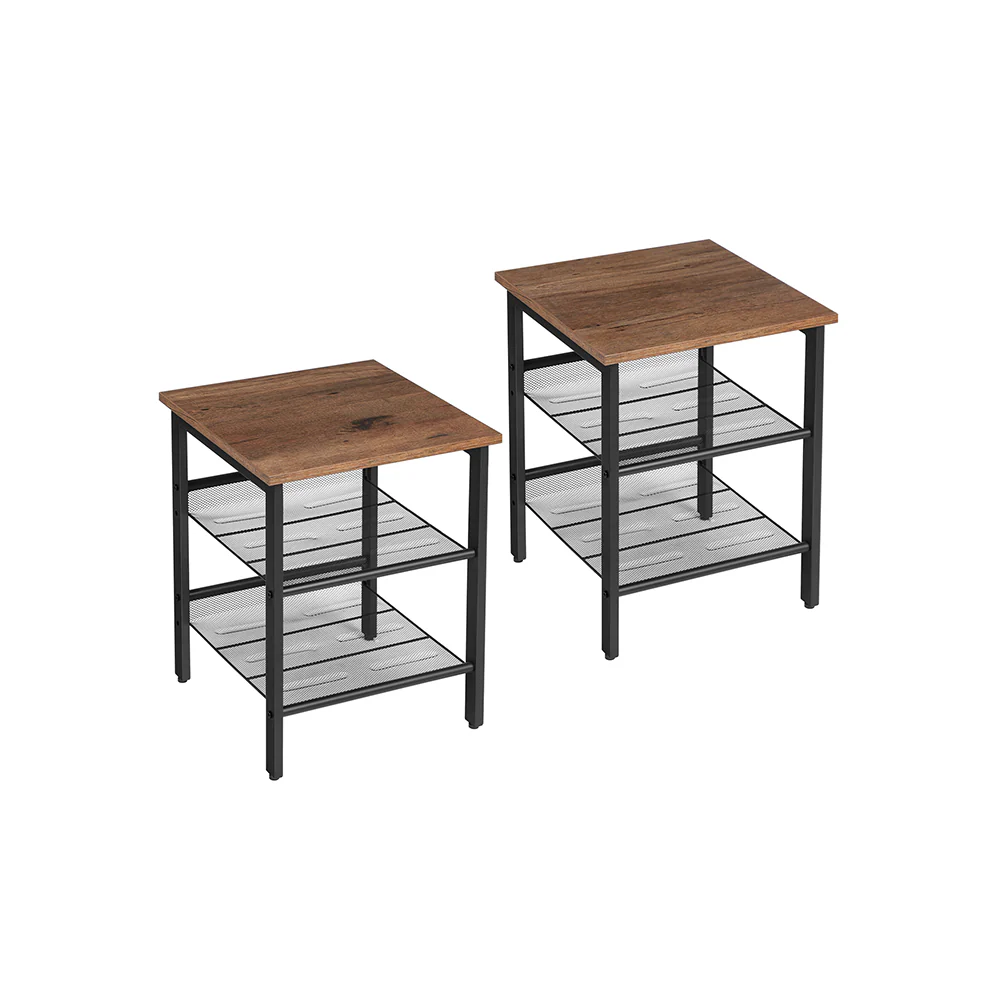 2 Petites tables style industriel - Image 2