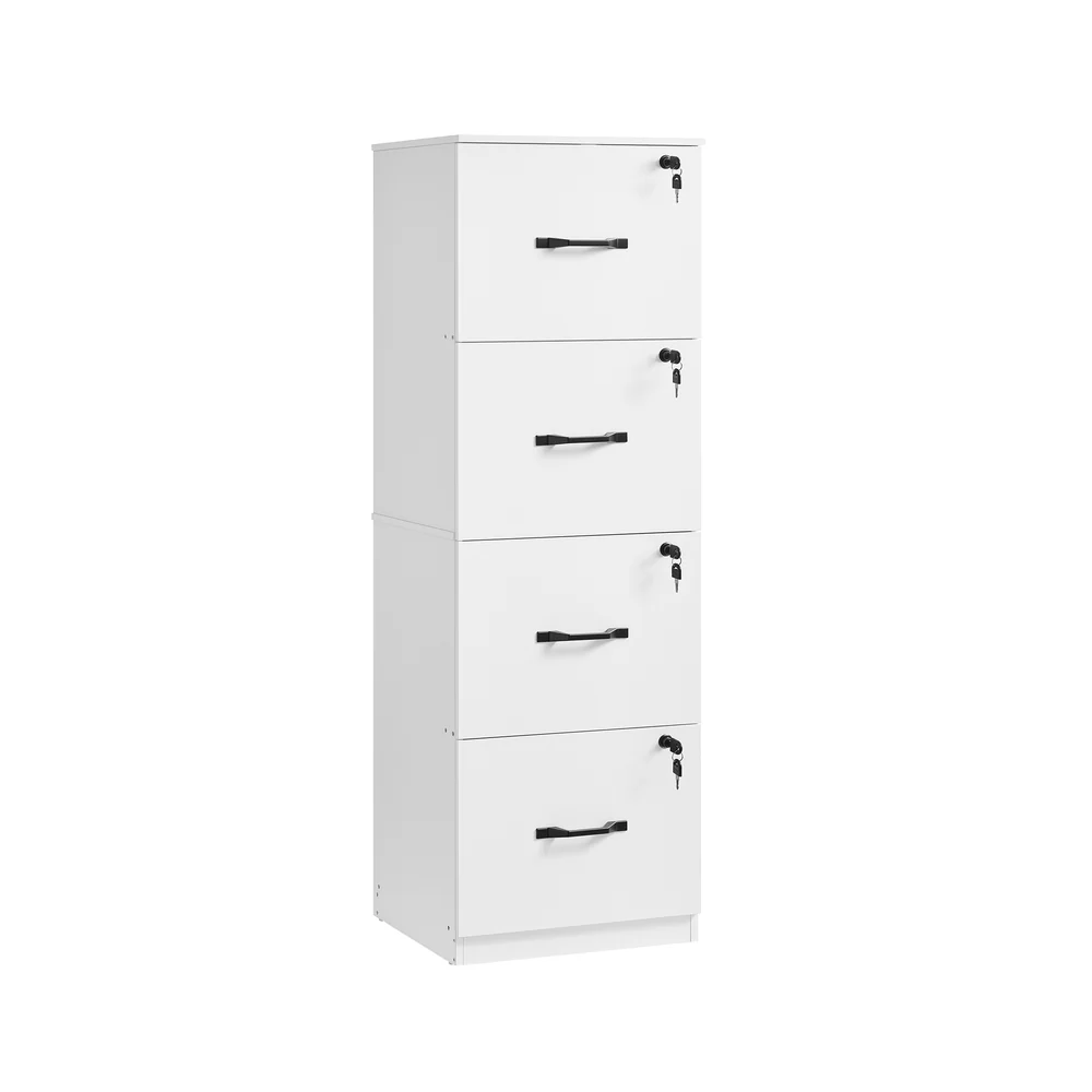 Armoire de rangement polyvalente avec tiroirs verrouillables et support pratique - Image 2
