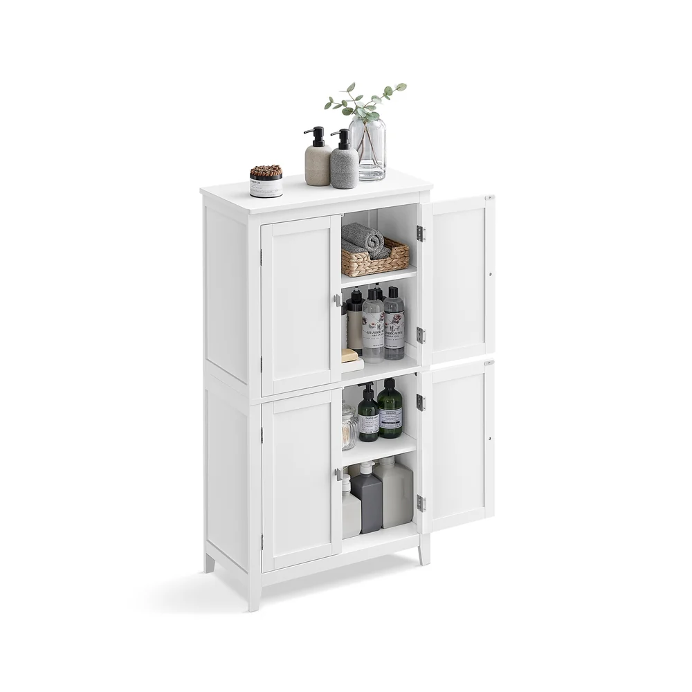 Armoire de salle de bain avec 2 tiroirs blanc - Image 2