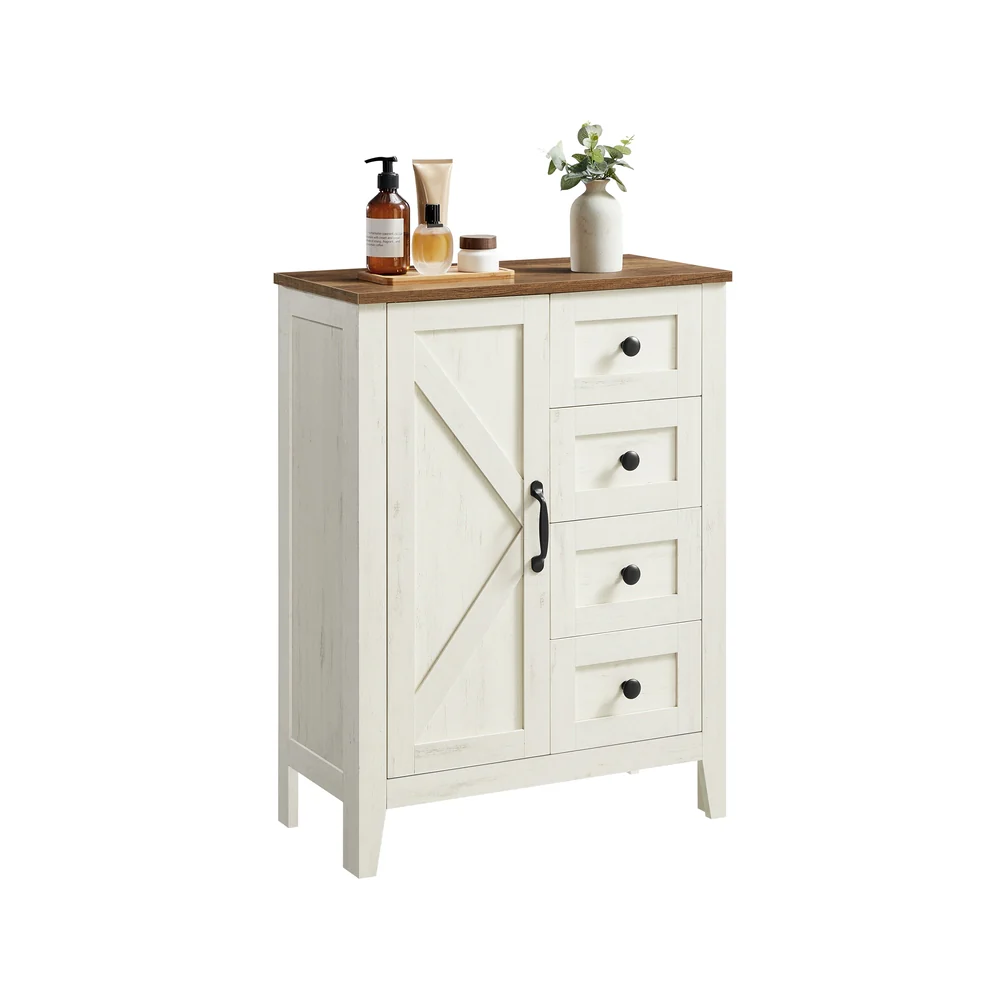LIRY Collection –Buffet haut style ferme avec étagères ajustables - Image 2