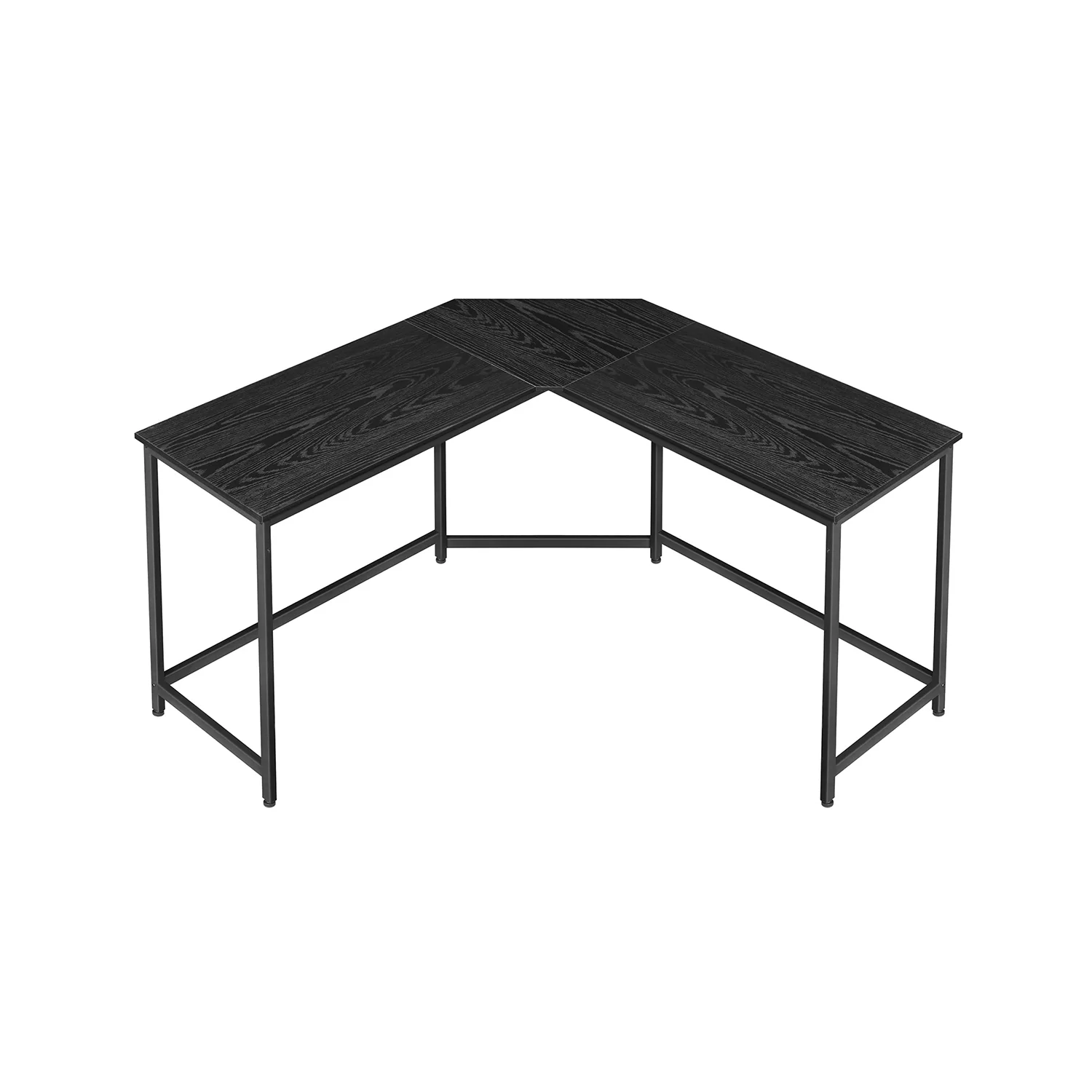 Bureau d’angle grège et noir - Image 2