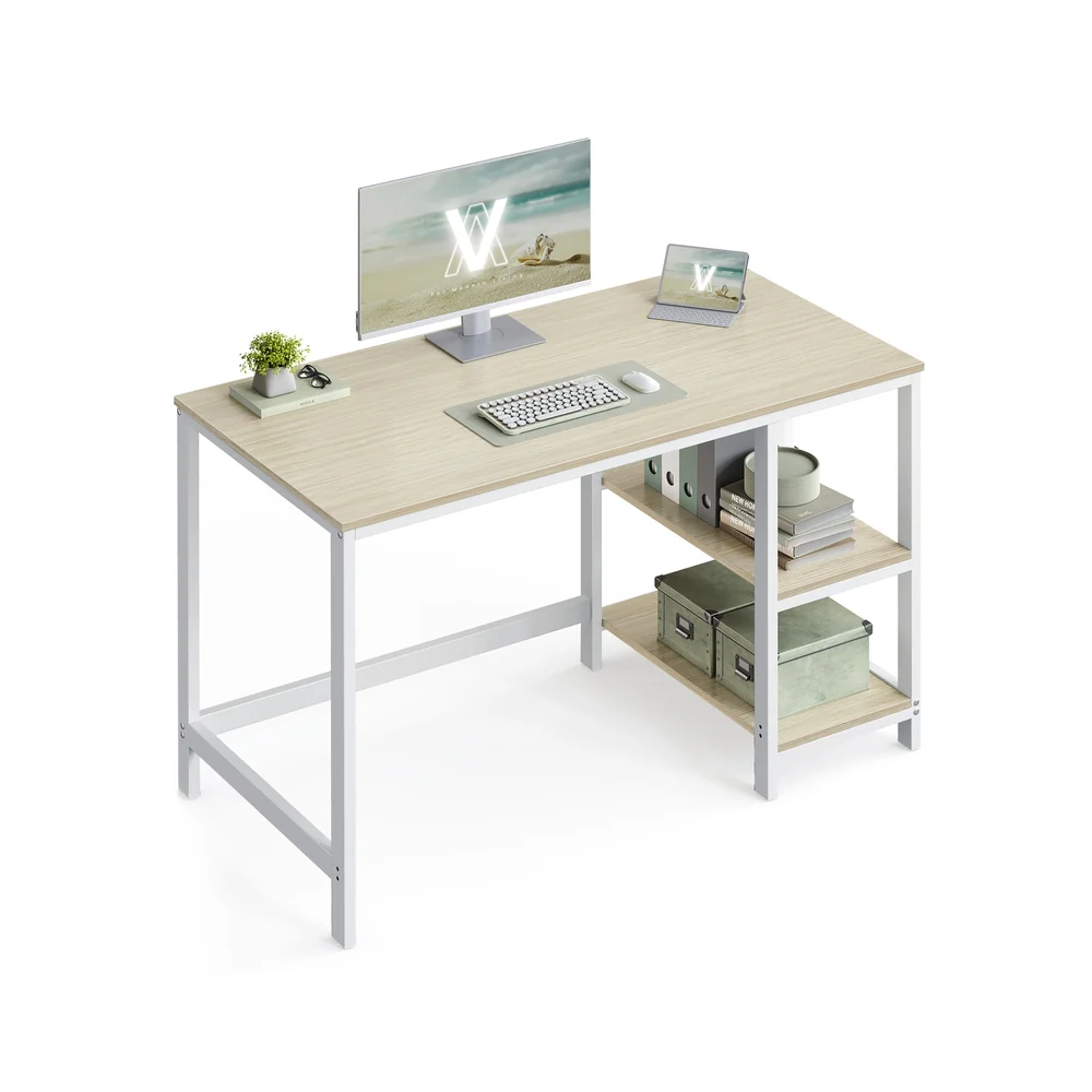 Bureau informatique avec 2 étagères - Image 2
