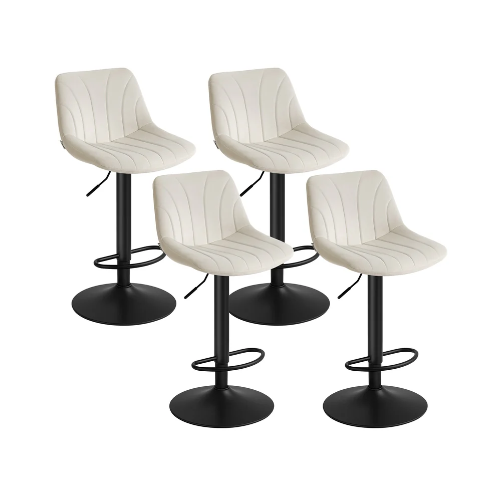 Chaise de Bar Pivotante 360° avec Dossier - Image 7