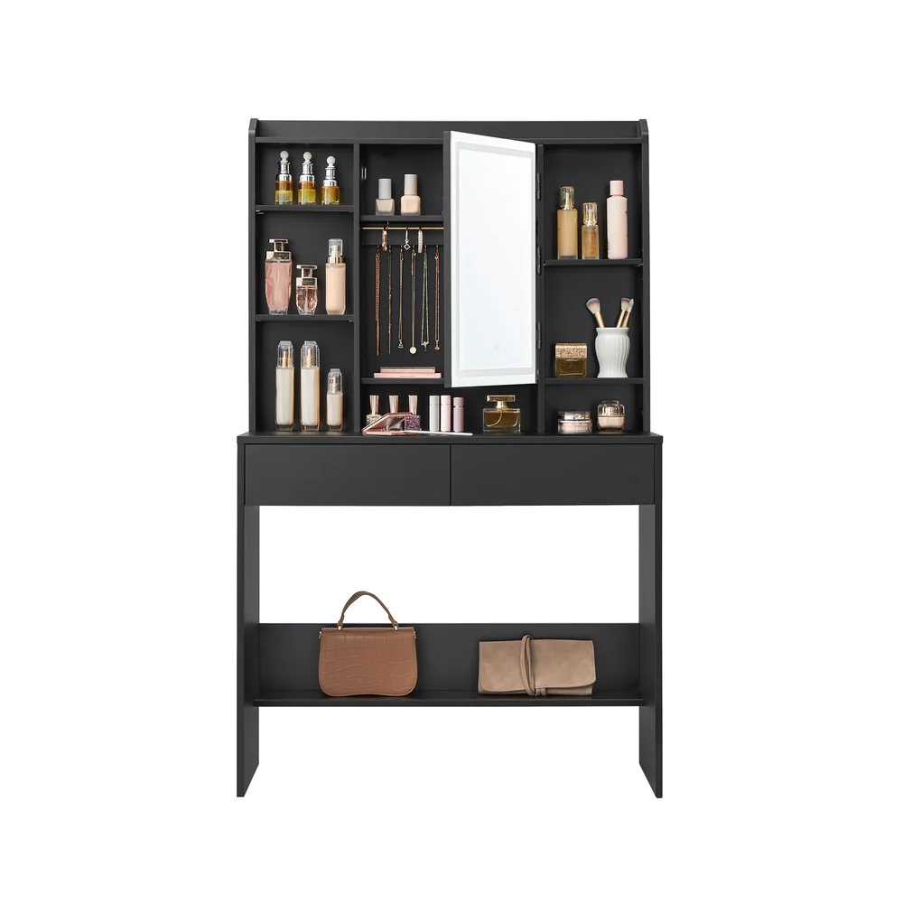 Coiffeuse avec miroir LED moderne - Image 4