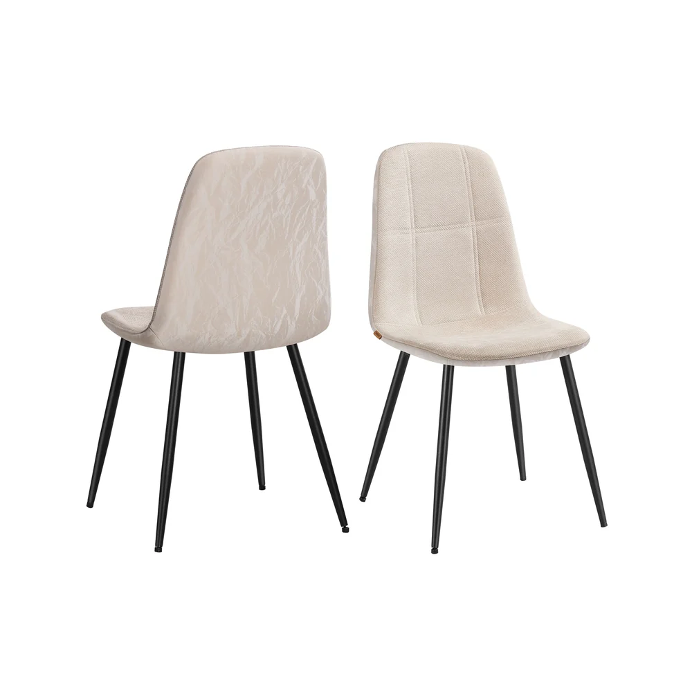 Ensemble de chaises de salle à manger à pieds réglables - Image 2