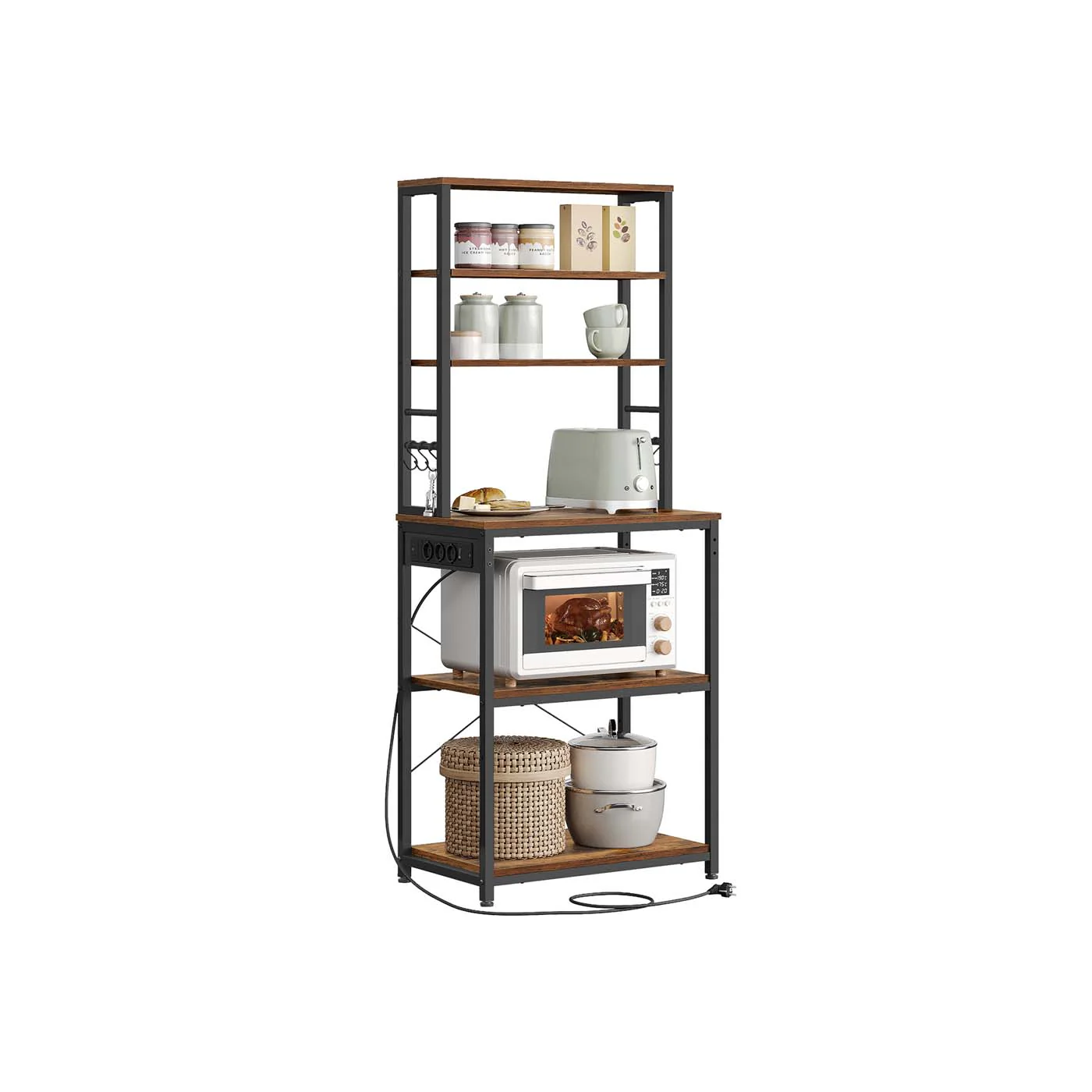 Étagère de cuisine avec prises pour appareils et accessoires - Image 3