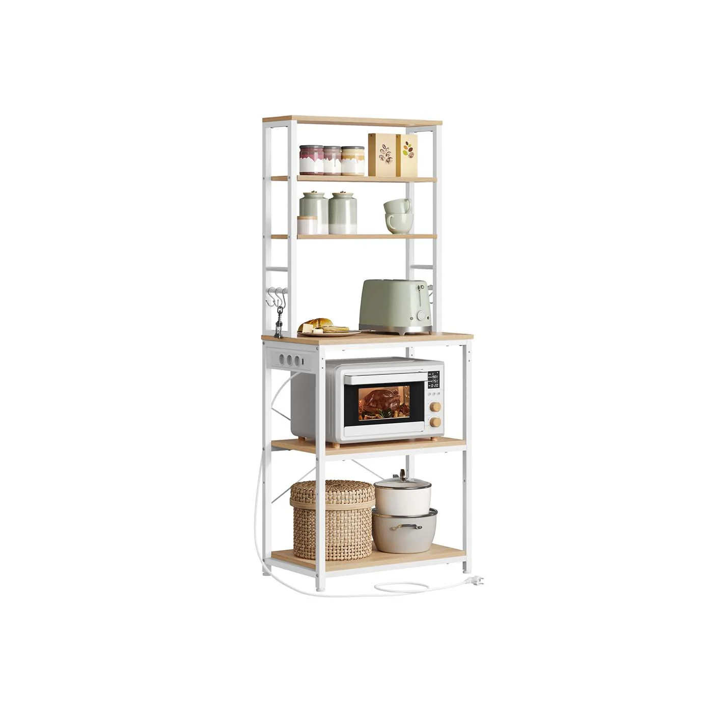 Étagère de cuisine avec prises pour appareils et accessoires - Image 4