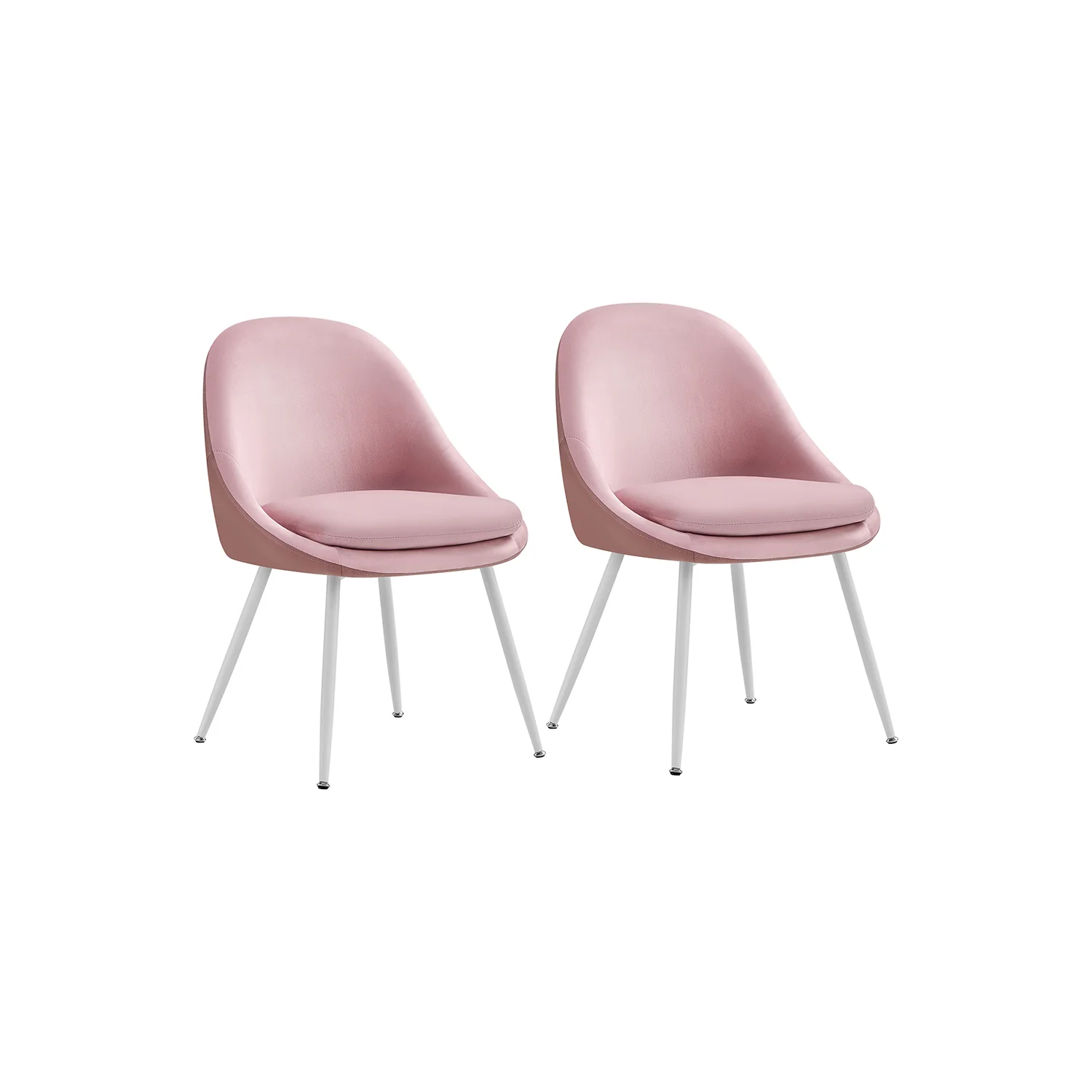 Lot de 2 chaises coussin rembourré salle à manger - Image 2