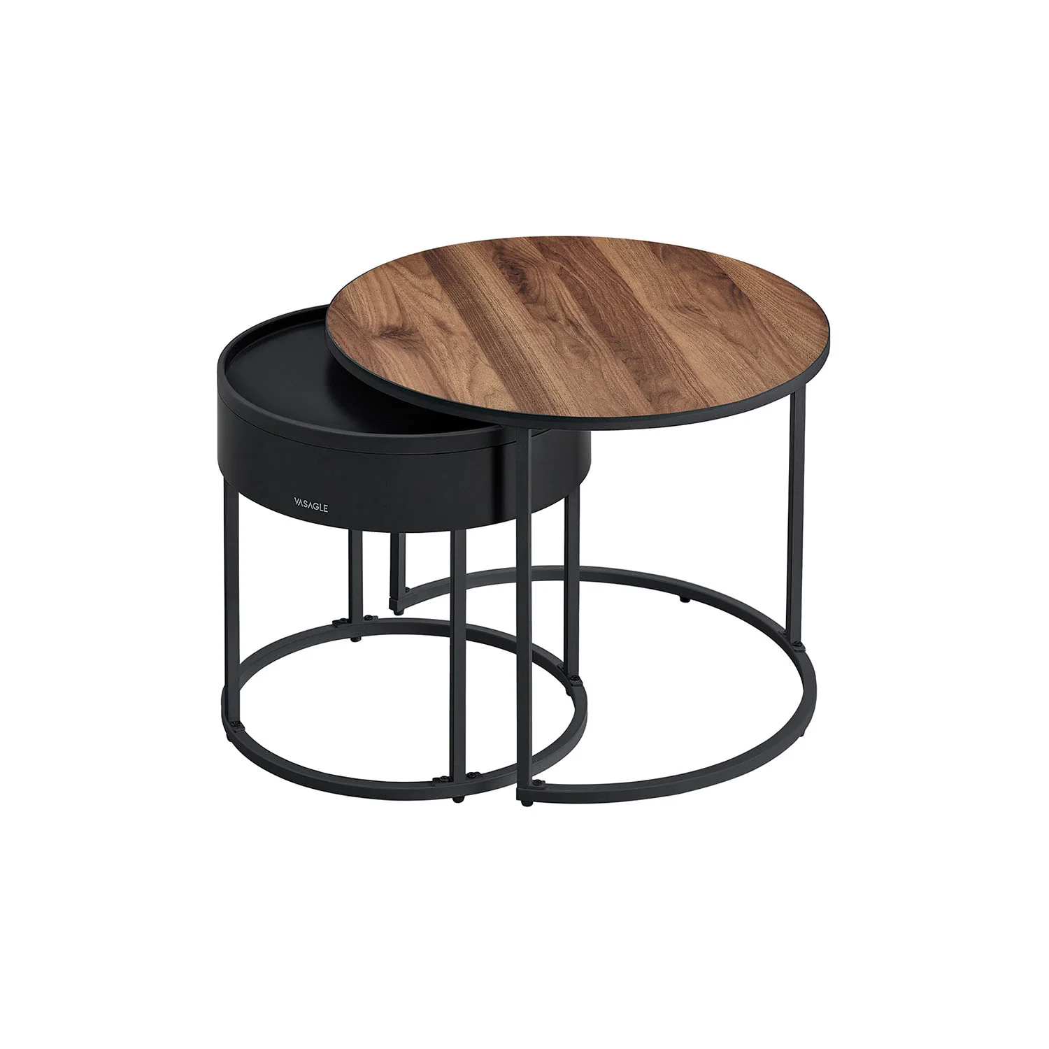 Lot de 2 Tables d’Appoint Rondes - Image 2