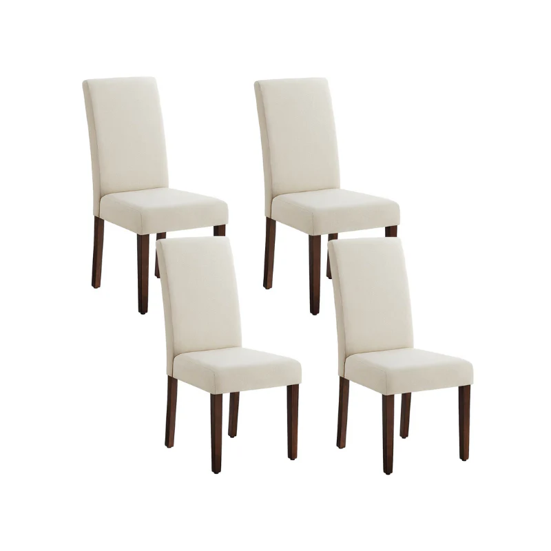 Lot de chaises salle à manger dossier haut assise épaisse - Image 4